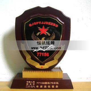 中国人民解放军77156部队退伍留念奖牌